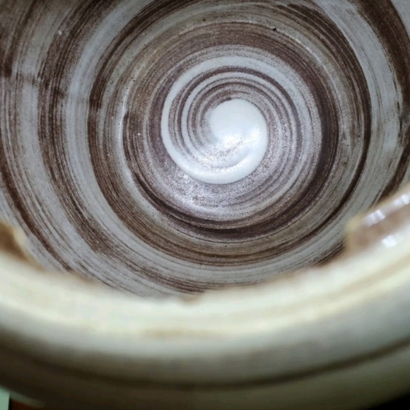 Vintage SANTA ANITA WARE VRENI Coffee Pot Yellow & Brown Swirl. - Picture 8 of 8